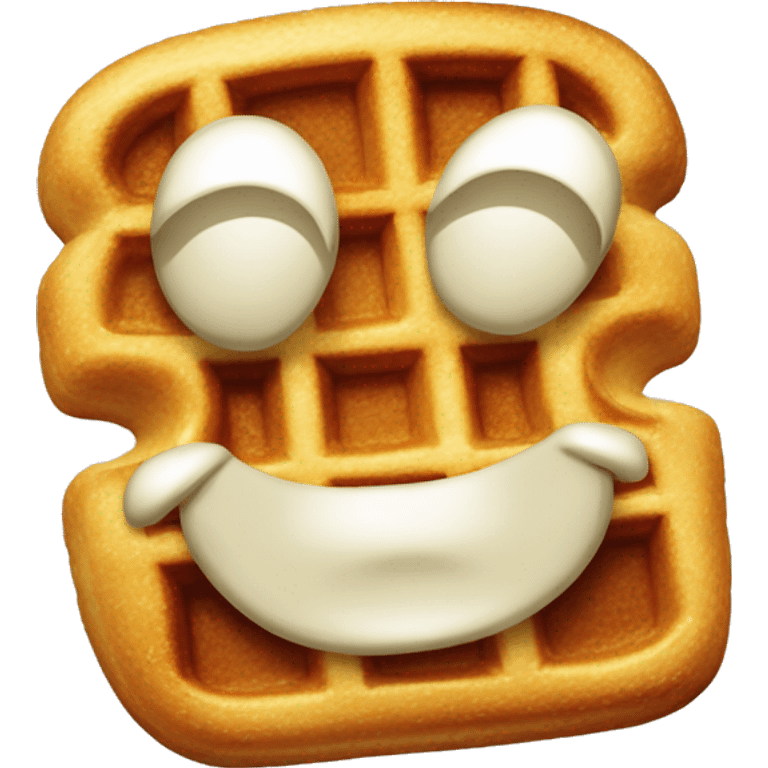 Gaufre en tête de Mickey  emoji