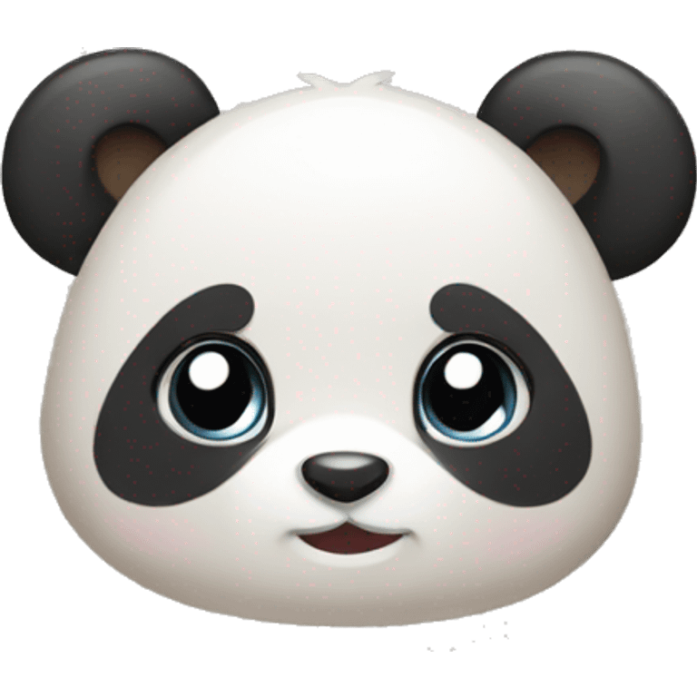 Busy baby panda emoji