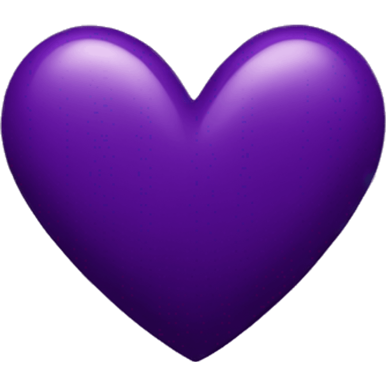 Dark Purple Heart emoji