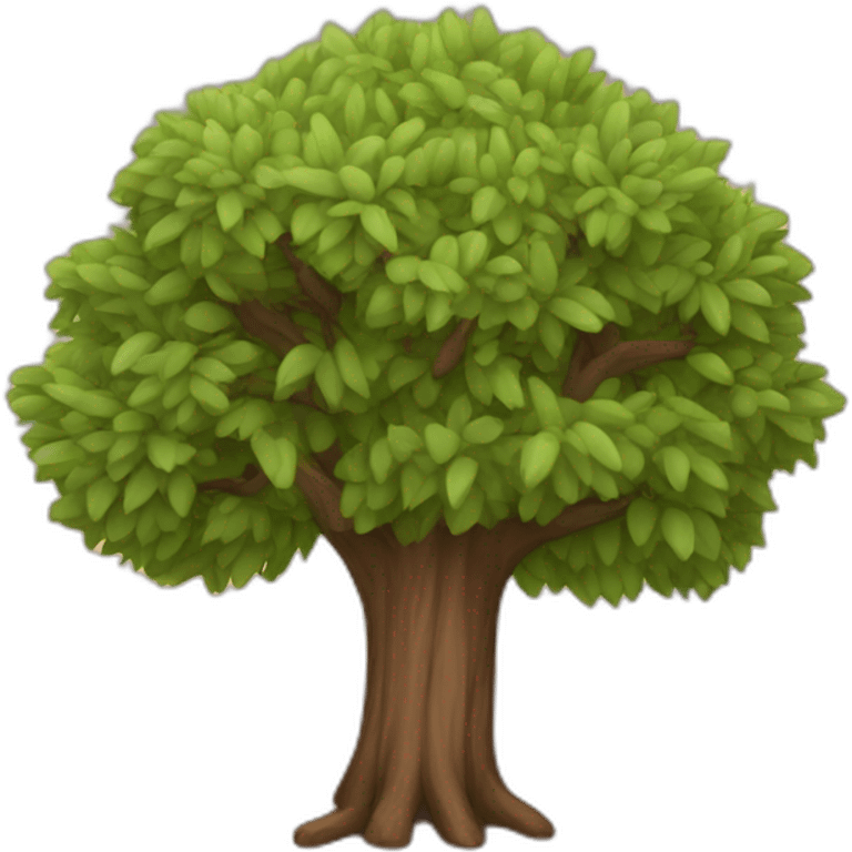 a tree in the desert emoji