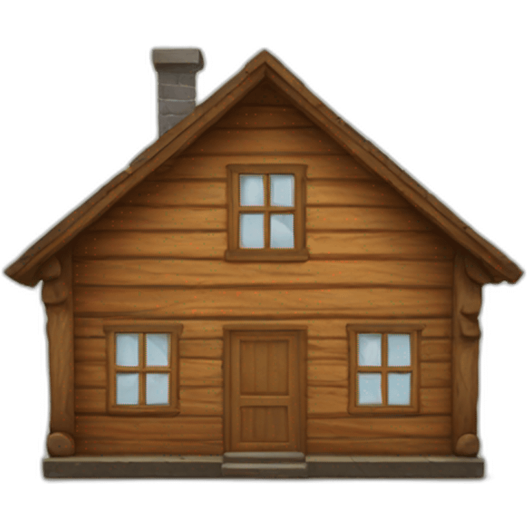 Wooden House emoji