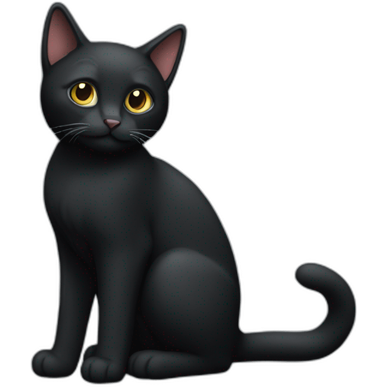 black-cat-full-body-with-cropped-tail emoji