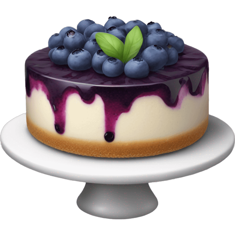 Blueberry Cheesecake  emoji