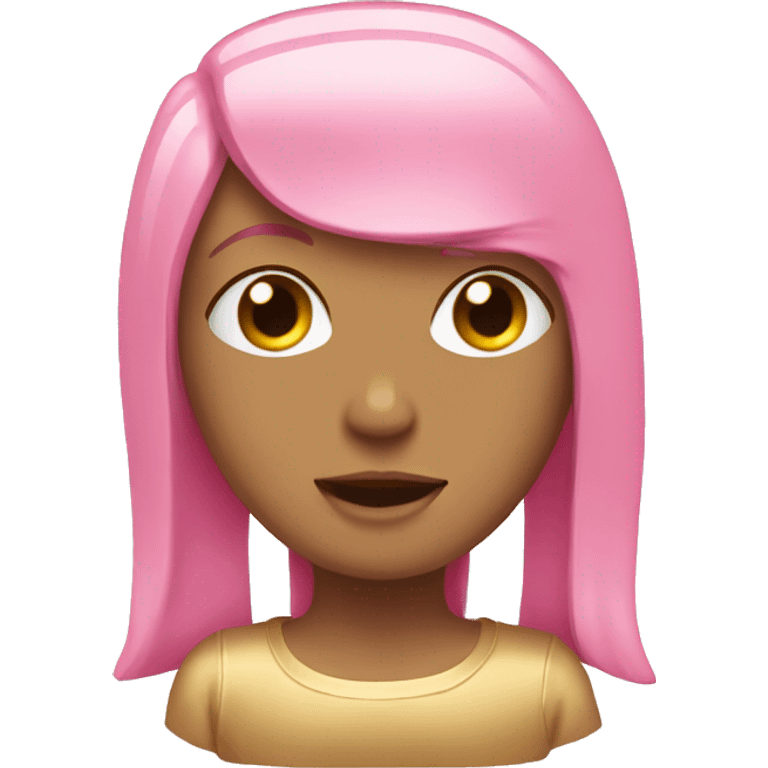 pink and gold iphone emoji