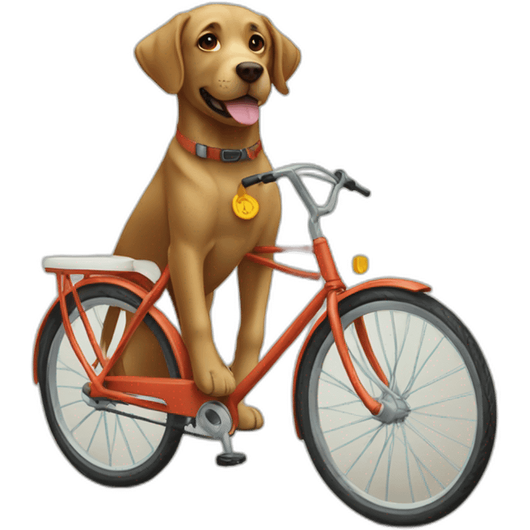 LABRADOR EN BICICLETA emoji