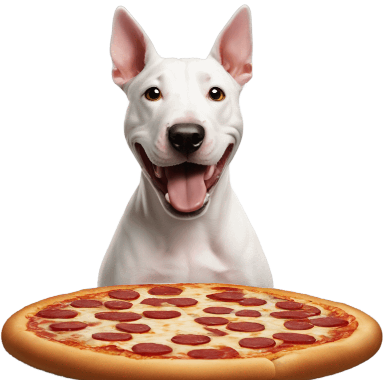 Dominos pizza bull terrier  emoji