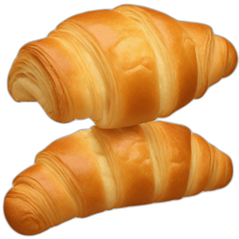 nibbling croissant emoji