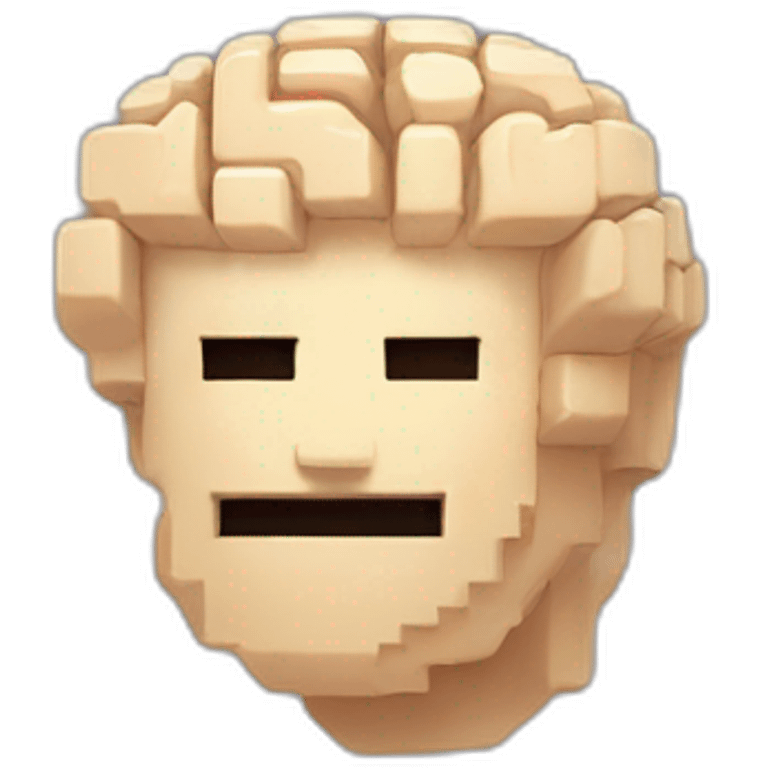 8bit brain man emoji