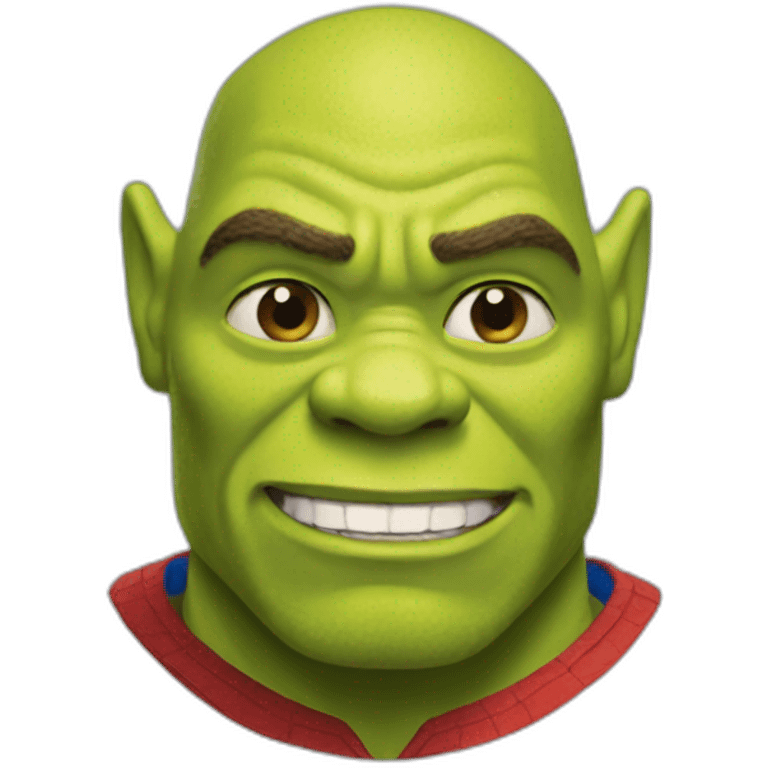 Shrek superman emoji