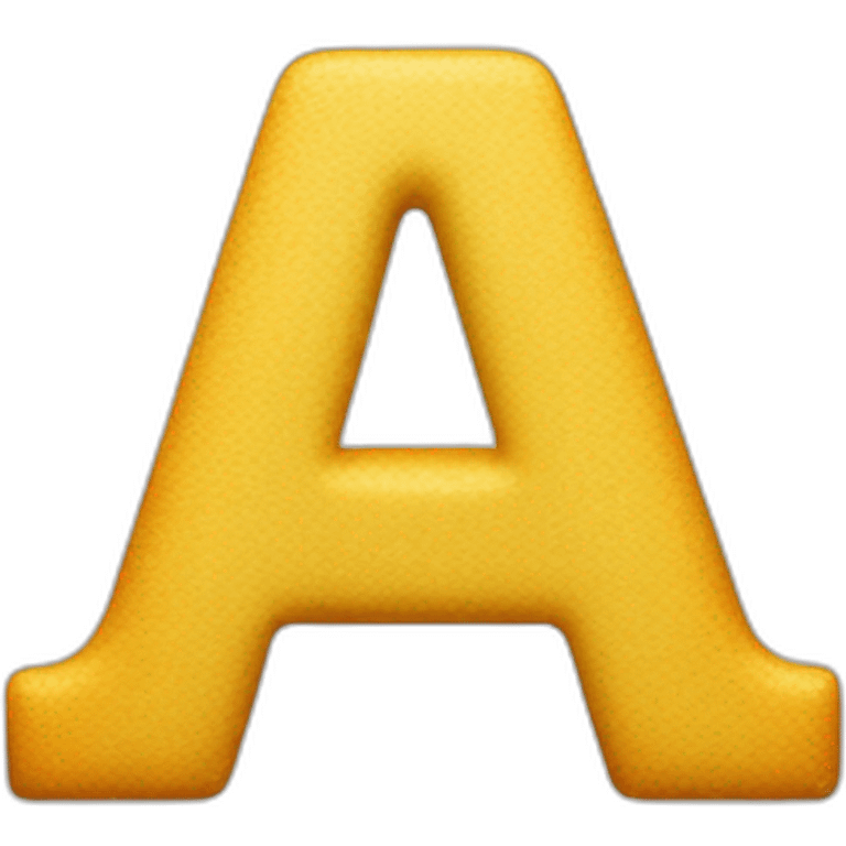 letter "a" emoji