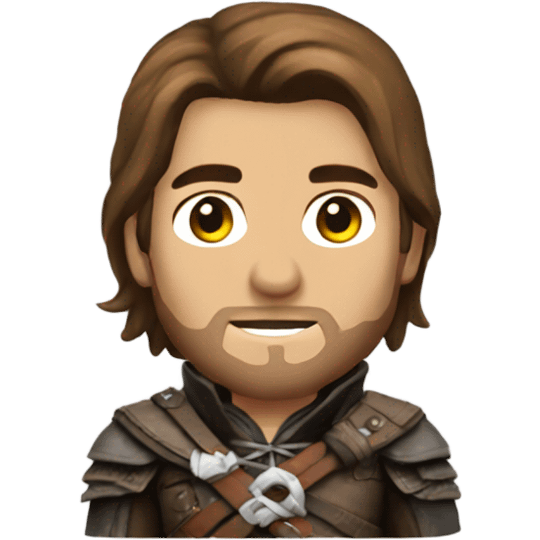 Edward Kenway with brown hair emoji