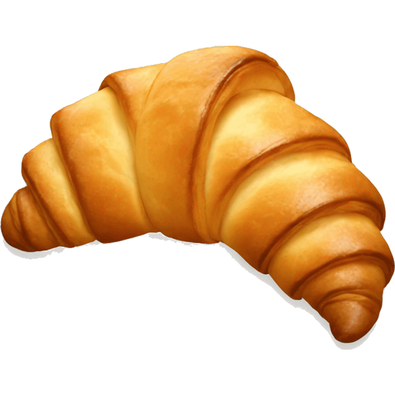 Croissant with bow emoji