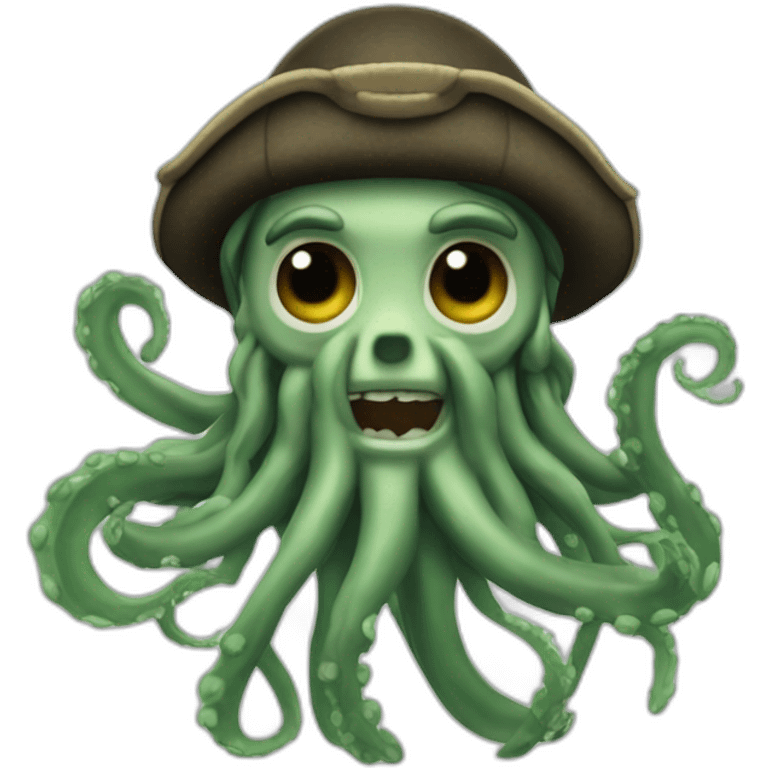 Davy Jones with tentacles emoji