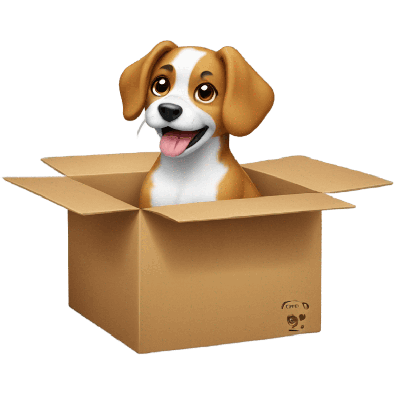 dog in the box emoji