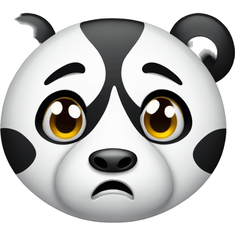 Sad crying panda  emoji