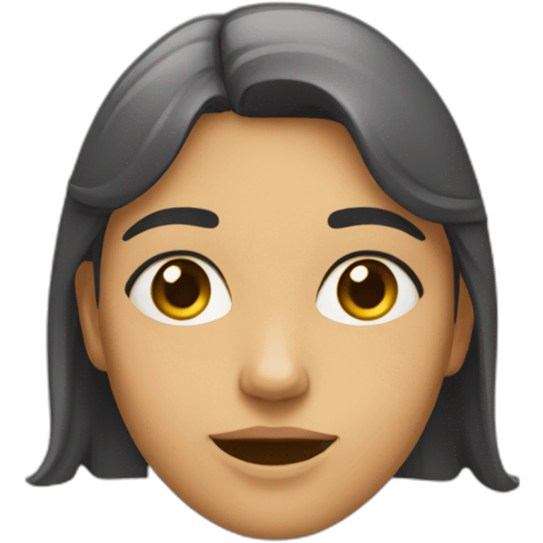 une fille qui louche emoji