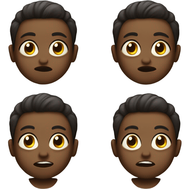 Baby boy emoji with crazy eyes emoji