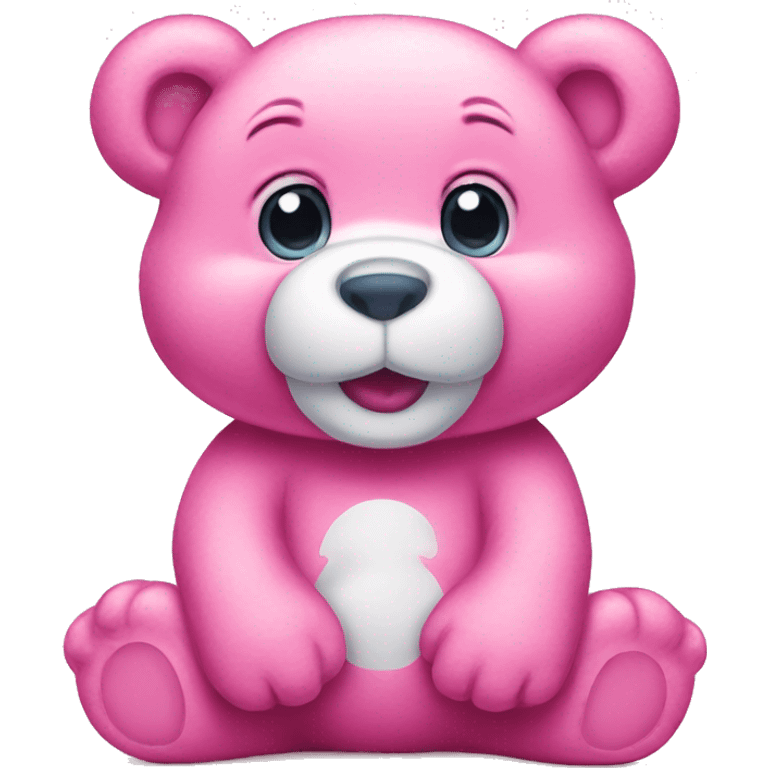 Pink carebear  emoji