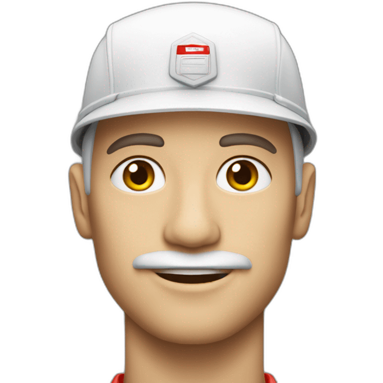 Royal Mail post man white skin emoji