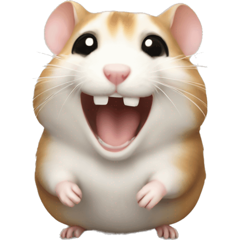 Hamster laughing  emoji