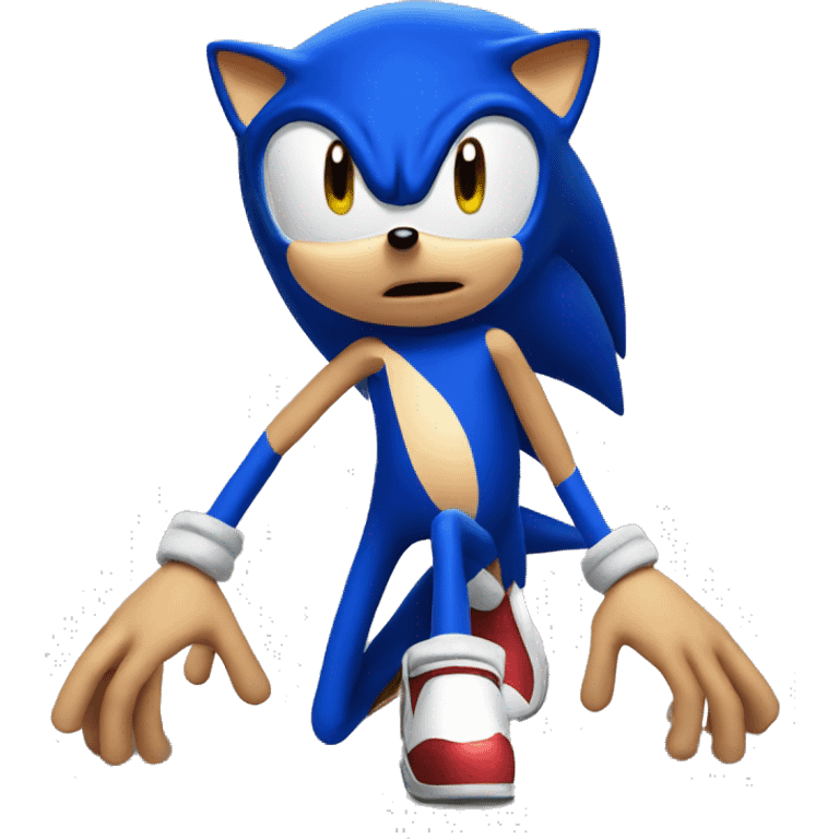 Sonic the hedgehog emoji