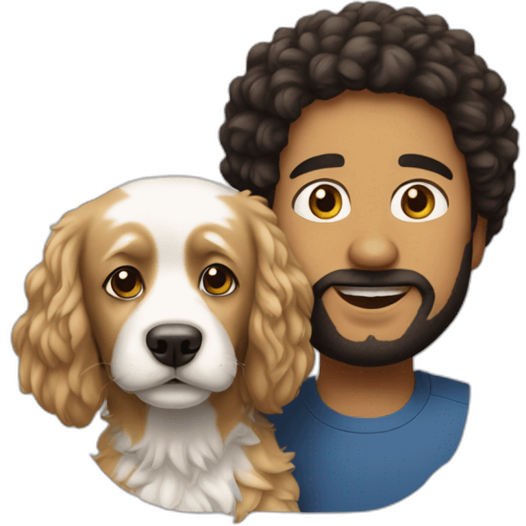 Marcelo  et un chien emoji