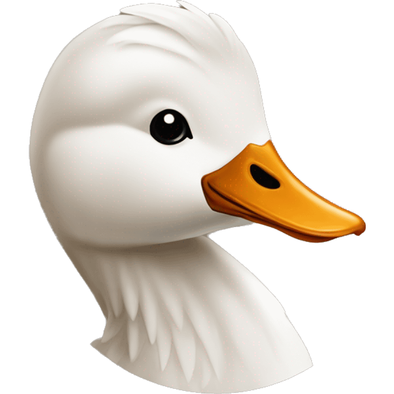 generate a goose that drinks coffee from a cup with Denys_CACES_TikTok written on it emoji