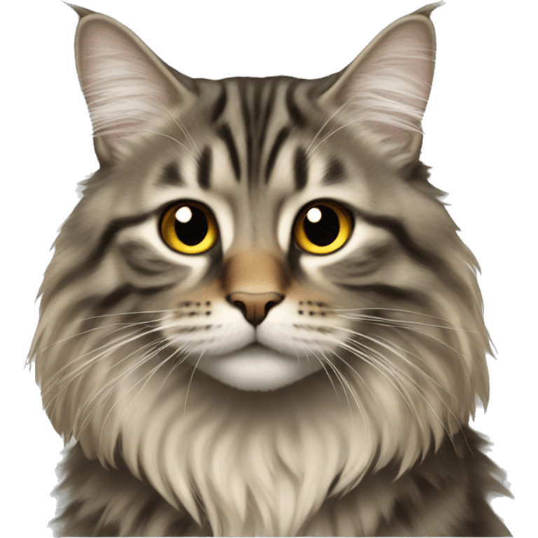 longhair tabby emoji