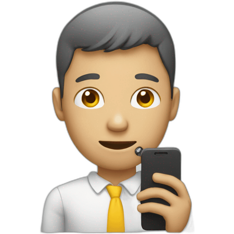 human with phone emoji