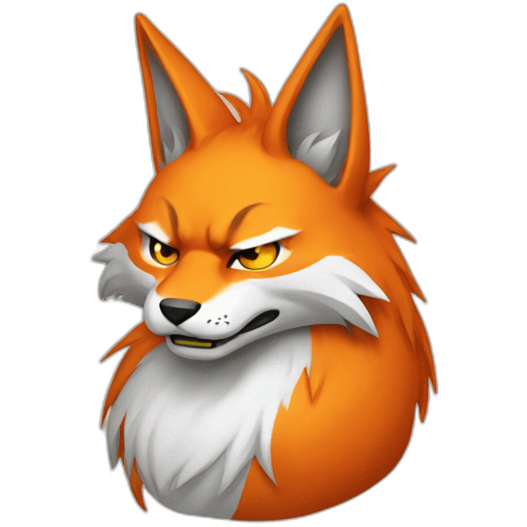 angry kitsune emoji