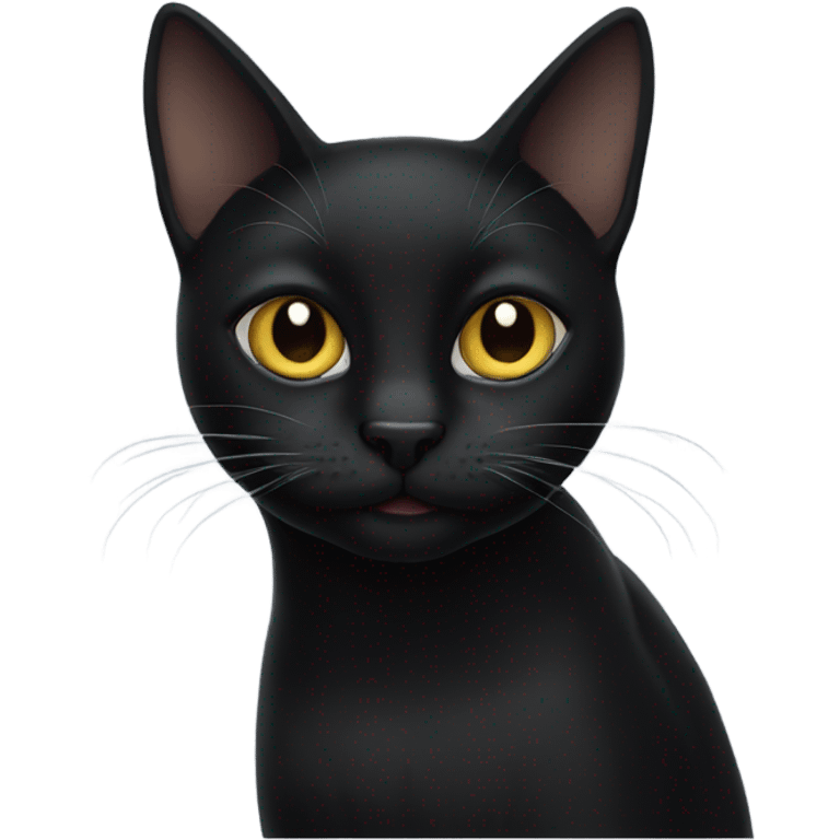 Black cat  emoji