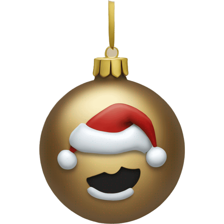 Christmas ornament emoji