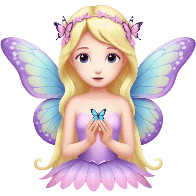 fairy Pastel butterfly  emoji