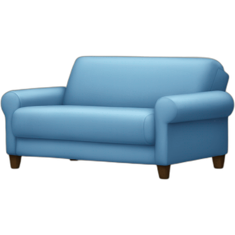 blue futon emoji