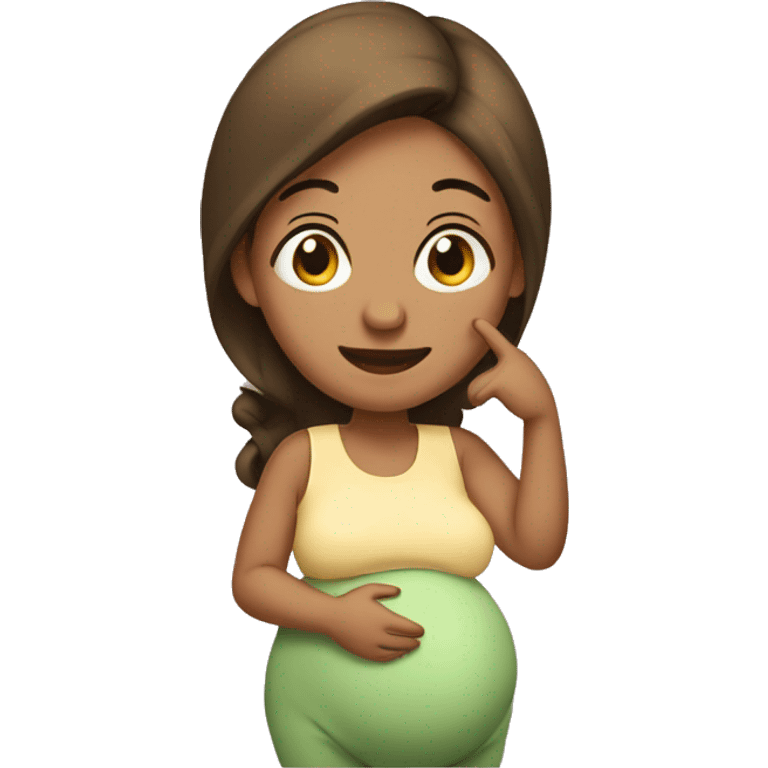 pregnant with success  emoji