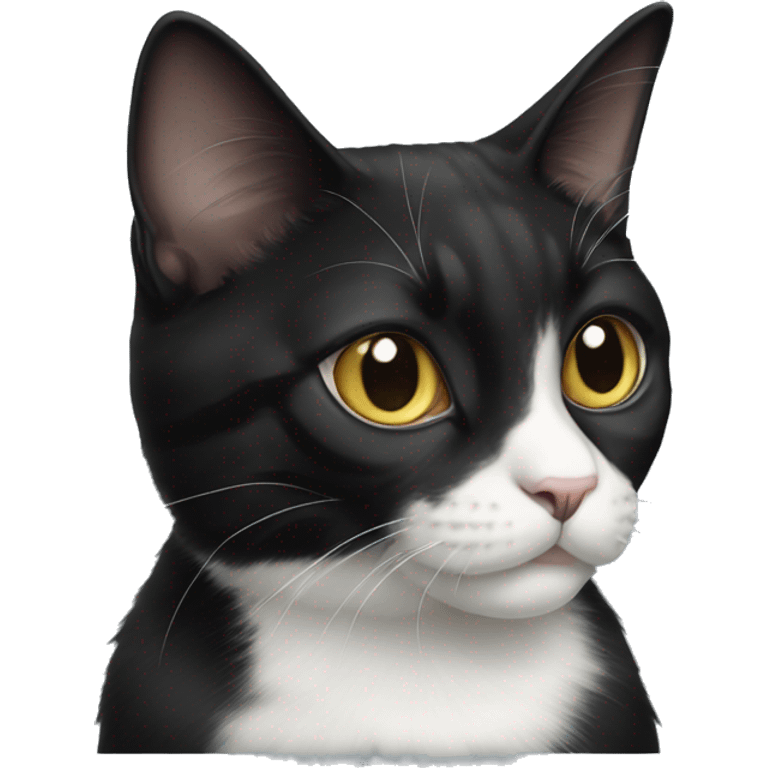 tuxedo cat  emoji