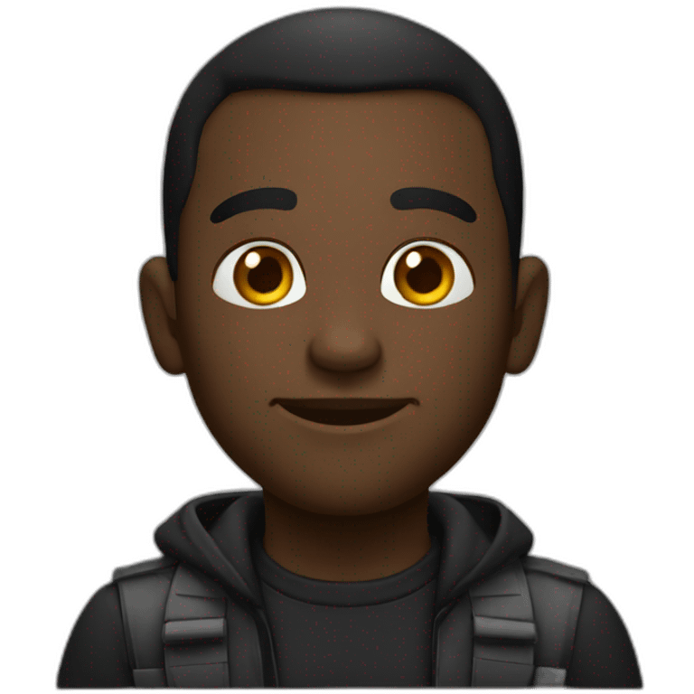 Black dul emoji