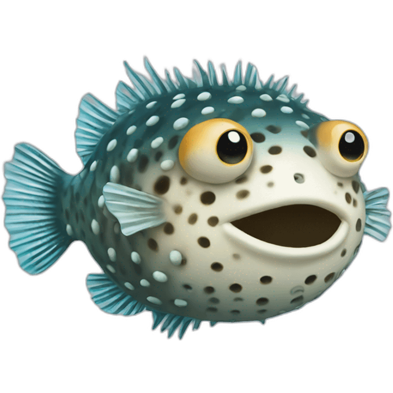 Puffer fish emoticons emoji