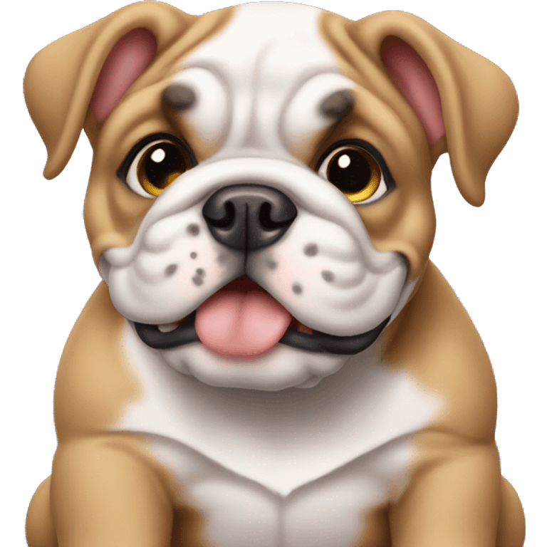 Bulldog puppy emoji