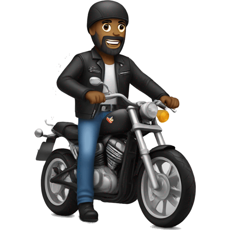 Biker emoji