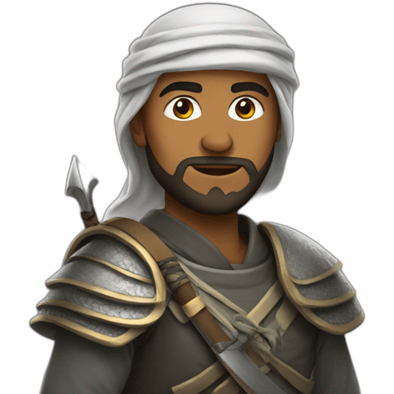 Muslim warrior emoji