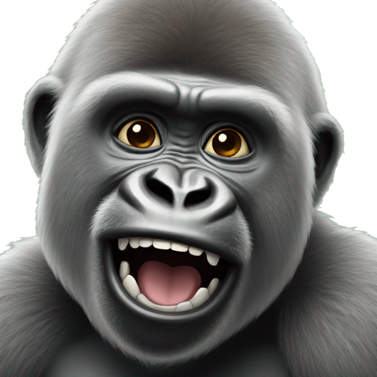 happy gorilla emoji