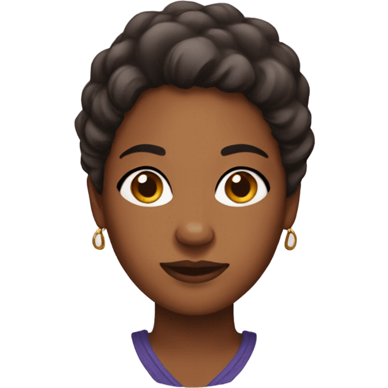 brown skin woman emoji