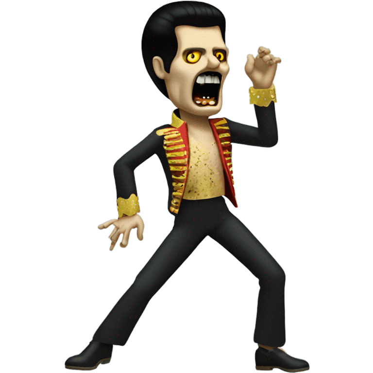 freddie mercury zombie dancing emoji