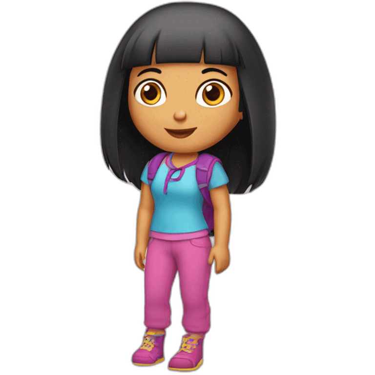 Dora sur babouche emoji