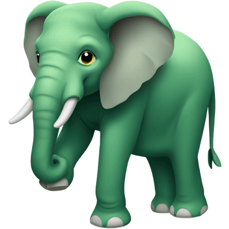 Green elephant emoji