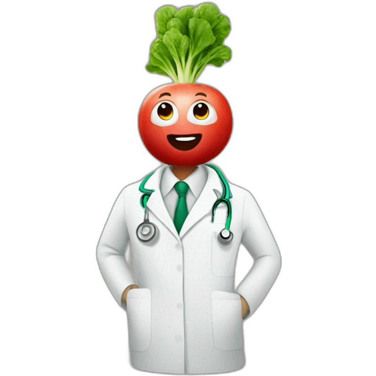 radish doctor emoji