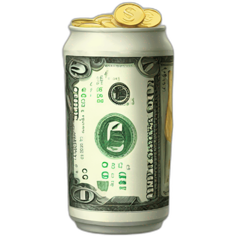 Money with beer emoji