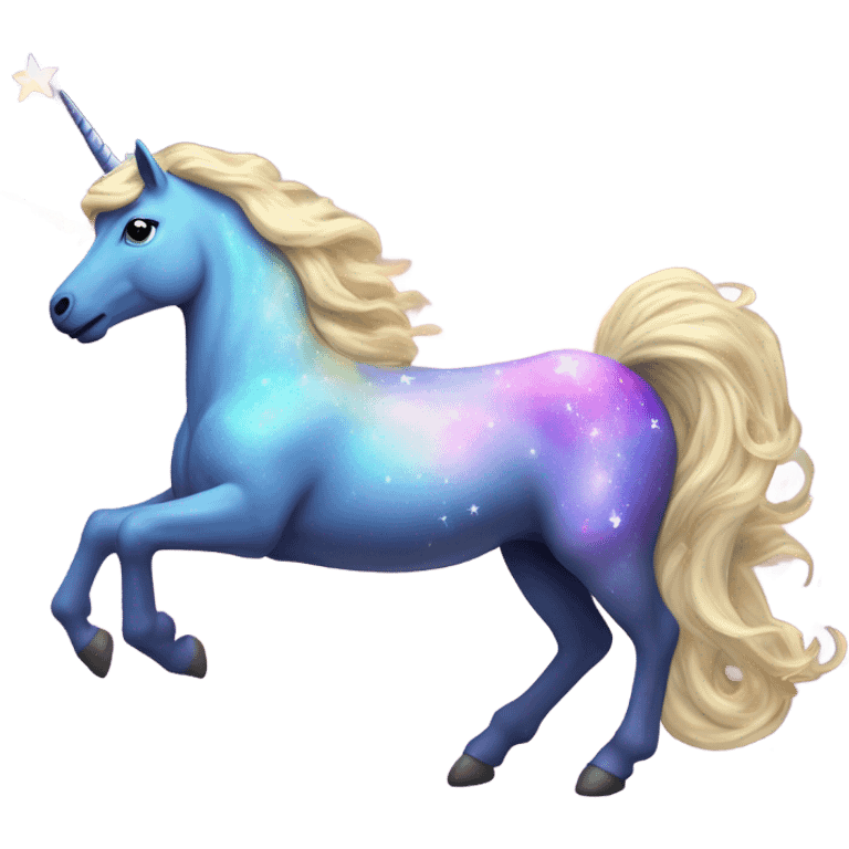 Unicorn in space emoji