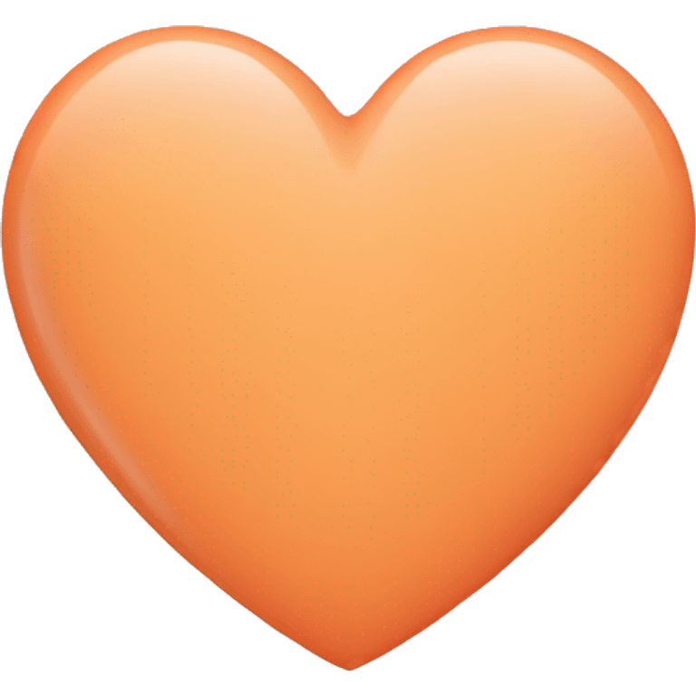 Pastel Orange Heart  emoji